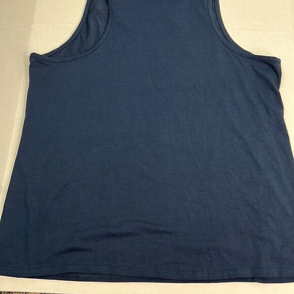 Gymshark Navy Blue Tank with logo. Size XXXL NWT - Picture 7 of 9